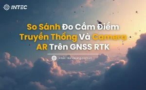 So Sánh Đo Cắm Điểm Truyền Thống Và Camera AR Trên GNSS RTK